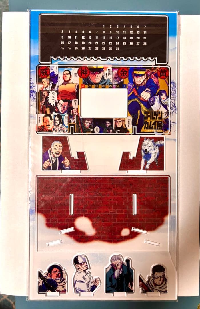 

[USED] Golden Kamuy Exhibition - Not for Sale Bonus Perpetual Calendar