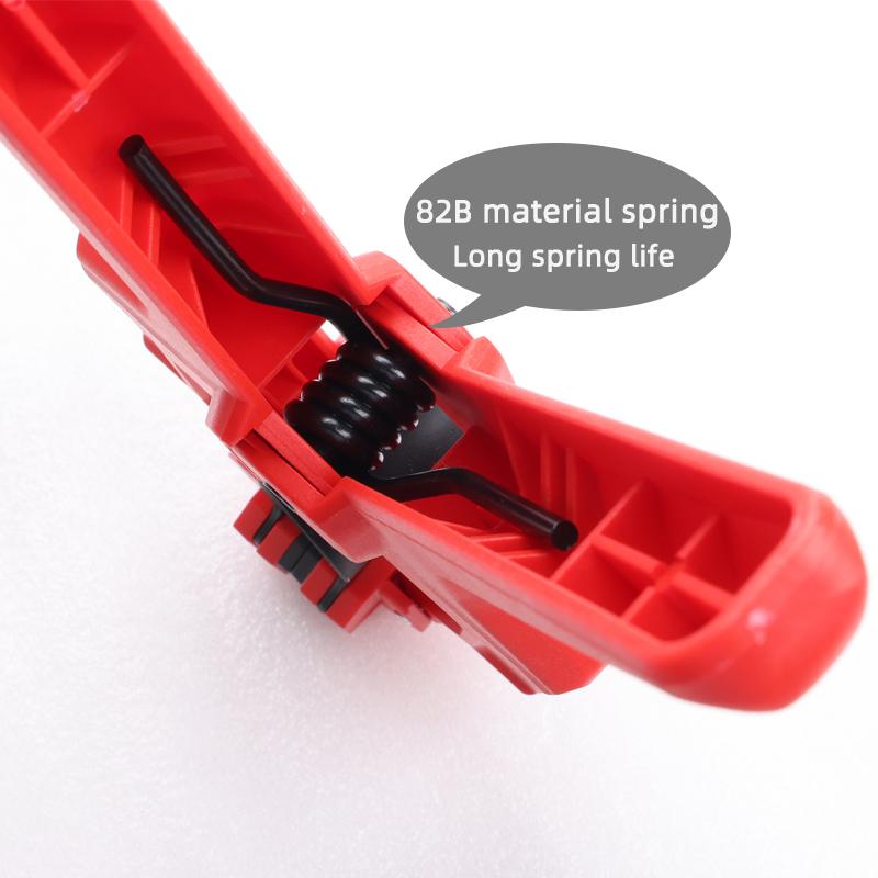 DURATEC Belt Spring Clamp Woodworking Fixture Aviation Model Photo Frame Quick Fixing Clamp C Clamp for Surface Protection