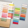 200-1600 Sheets Transparent Colorful Index Creative Memo Pads Office School Stationery Self-Adhesive Stickers Sticky Note Pads