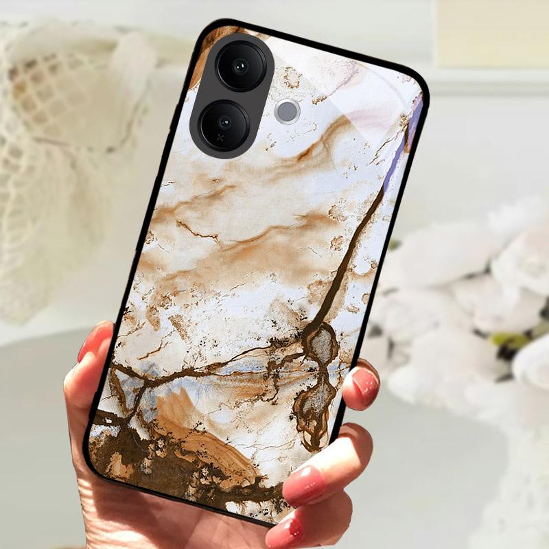 Hartowane Szklane Etui Na Telefon VIVO V60 Lite V60Lite Pokrowiec Fajne Malowany Wilk Lew Odporne Na Wstrząsy Etui Na Vivo V 60 Lite Obudowa Funda