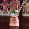 350ml Turkish Copper Coffee Pots Chocolate Milk Butters Warmer Pot for Home Kitchen