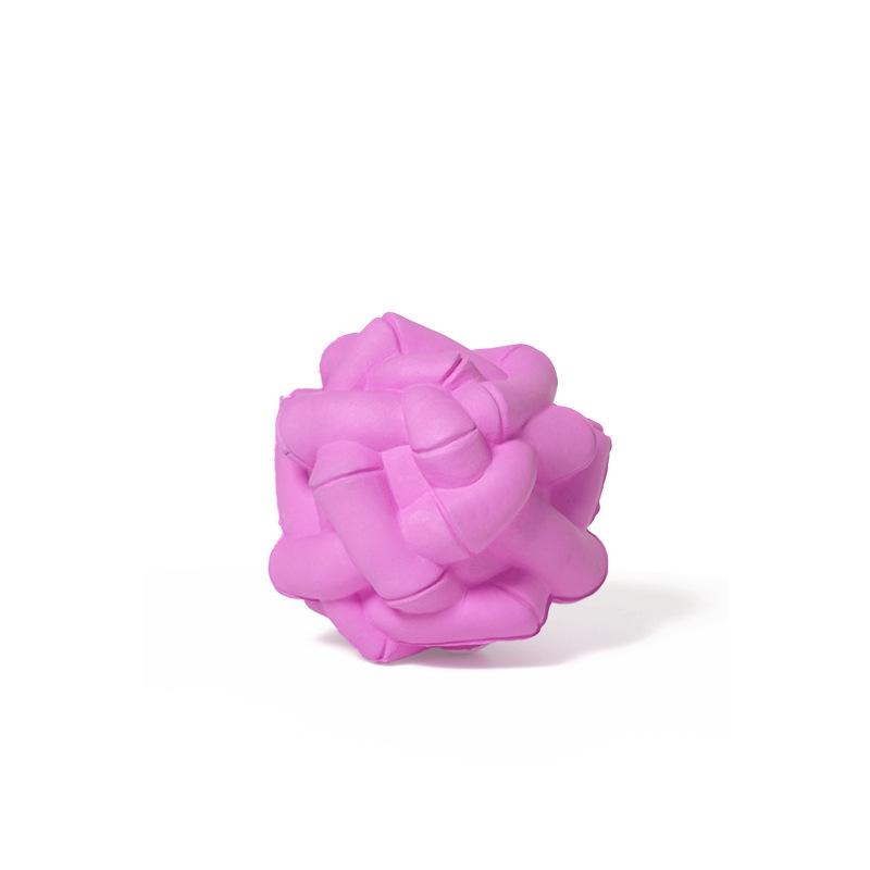 Natural Rubber Teething and Chewing Puppy Toy Ball That Won't Break, Interactive Training Eco-friendly Pet Toy