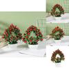 Faux Heartshaped Fruit Bonsai 42 Pack Decorative Artificial Flower For Home Office