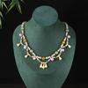Chinese Style Simulation Pearl Necklace Hanfu Long Chain Jewelry Accessory