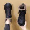 Thick-soled Snow Boots Women's New Winter Velvet Thickened Northeast Warm Cotton Shoes Waterproof and Non-slip Short Boots
