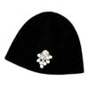 OTHER-worldly Drop Bead Angora Short Beanie [Black]
