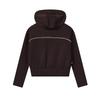FILA Original Classic Minimalist Personality Trendy Retro Sports Casual Versatile Comfortable Loose Knit Hooded Jacket Women jackets F11W619509FBN