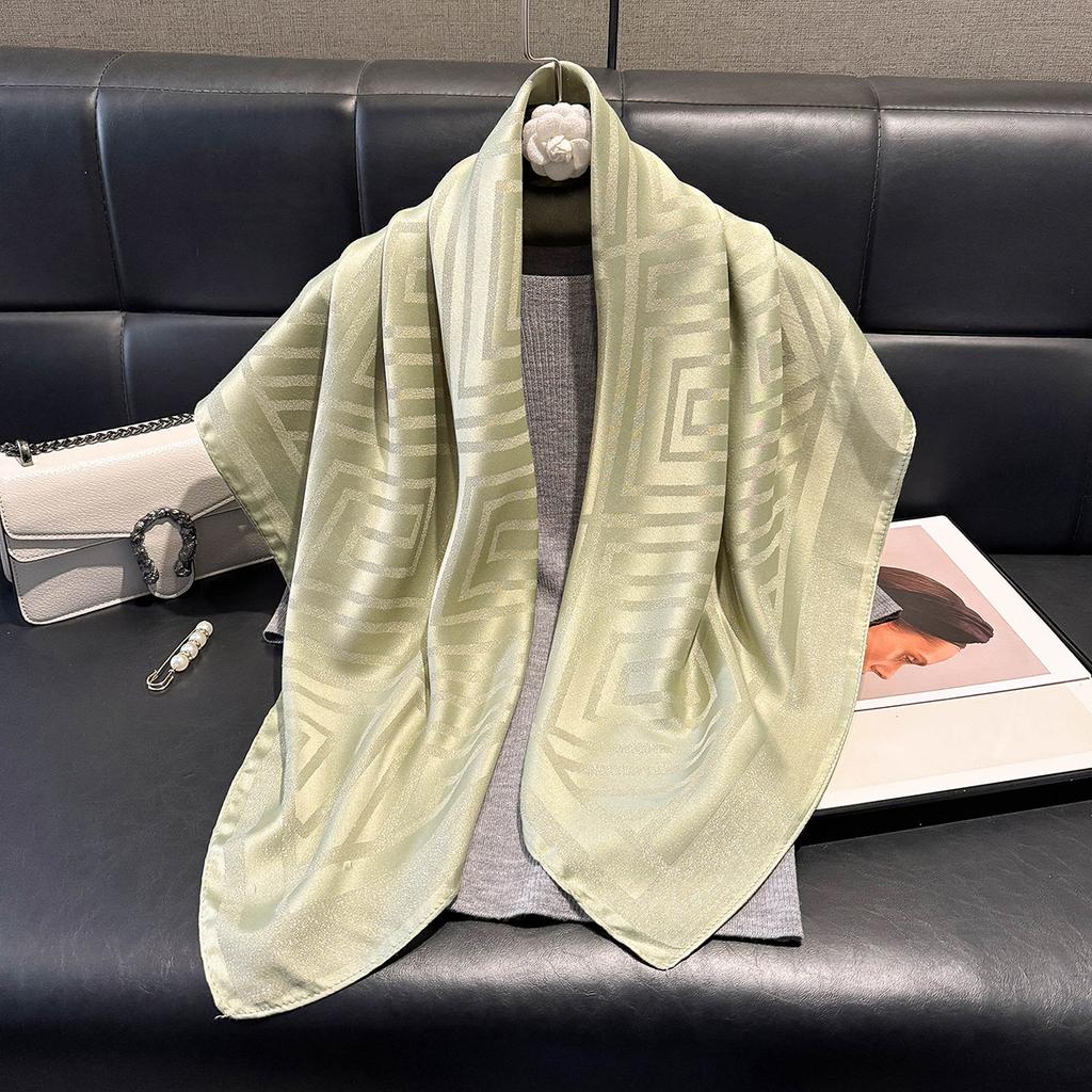 Muslim Silky Kerchief Fashion Ladies Print Hijab Tencel cotton Gauze Scarf Beach Sun Protection Shawl Decoration Wrap Headscarf