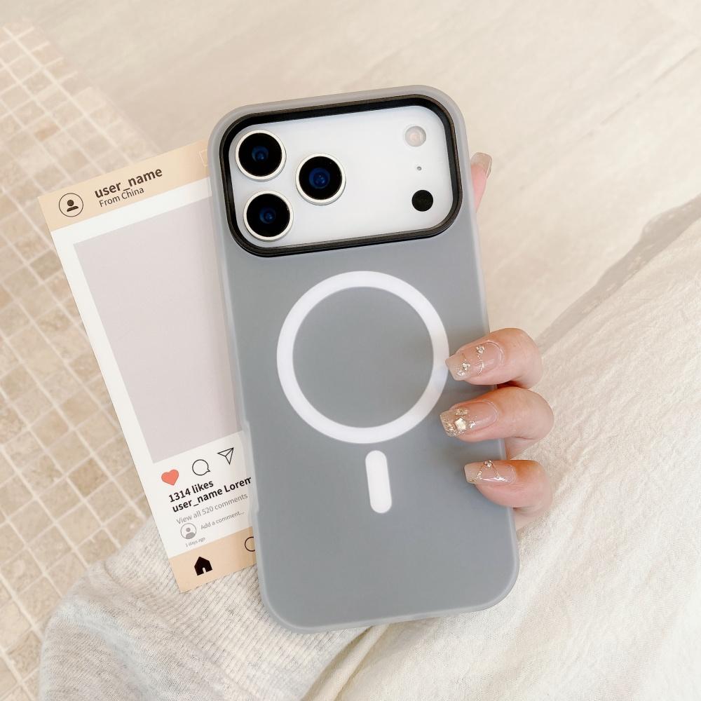 Candy Matte Case for iPhone 17 Air 16 15 14 13 12 11 Pro Max Plus 17ProMax Soft Silicone+Hard PC Translunt Back Cover