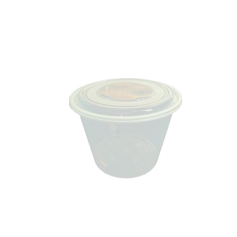 Disposable Round Food Container with Lid