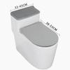 Stretch Velvet Toilet Lid Cover and Toilet Tank Lid Cover, Bathroom Toilet Lid Cover Set with Elastic Bottom, Machine Wash