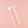 Plastic Tumbler Milk Tea Cup Leakproof Drinkware Bottle New Straw Water Bottle  Home Office