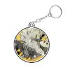 2Pcs with Keychain Badge Display Sleeve Badge Protector Badge Protective Sleeve  Storage Case