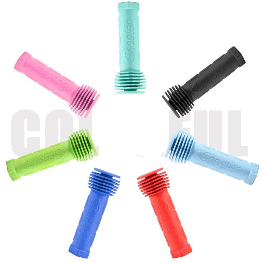 Blue Red Skateboard Scooter Accessories Rubber Grip Children Bike Parts Handle Handlebar Grips