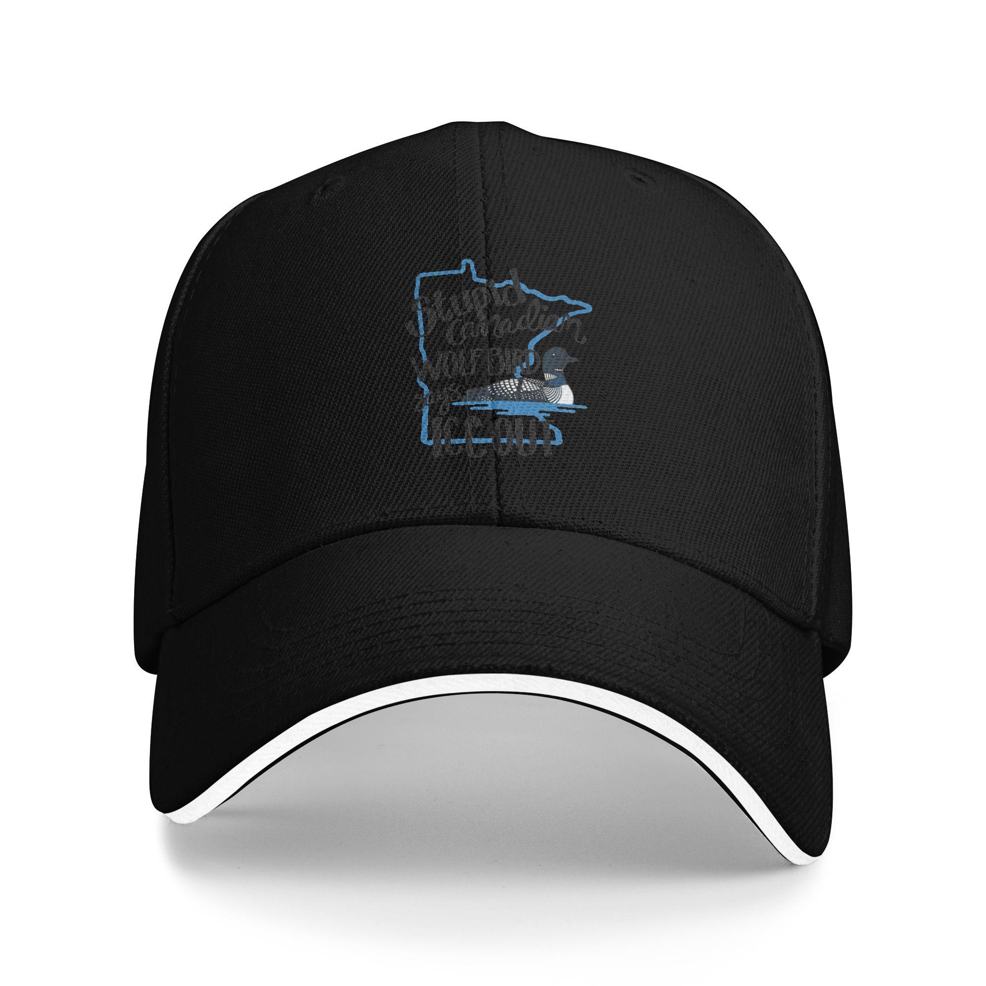 

Summer Minnesota Loon Ice Out Baseball Cap Outdoor Gym Casual Custom DIY Sun Trucker Hat Female Male Breathable Snapback Cap One Size