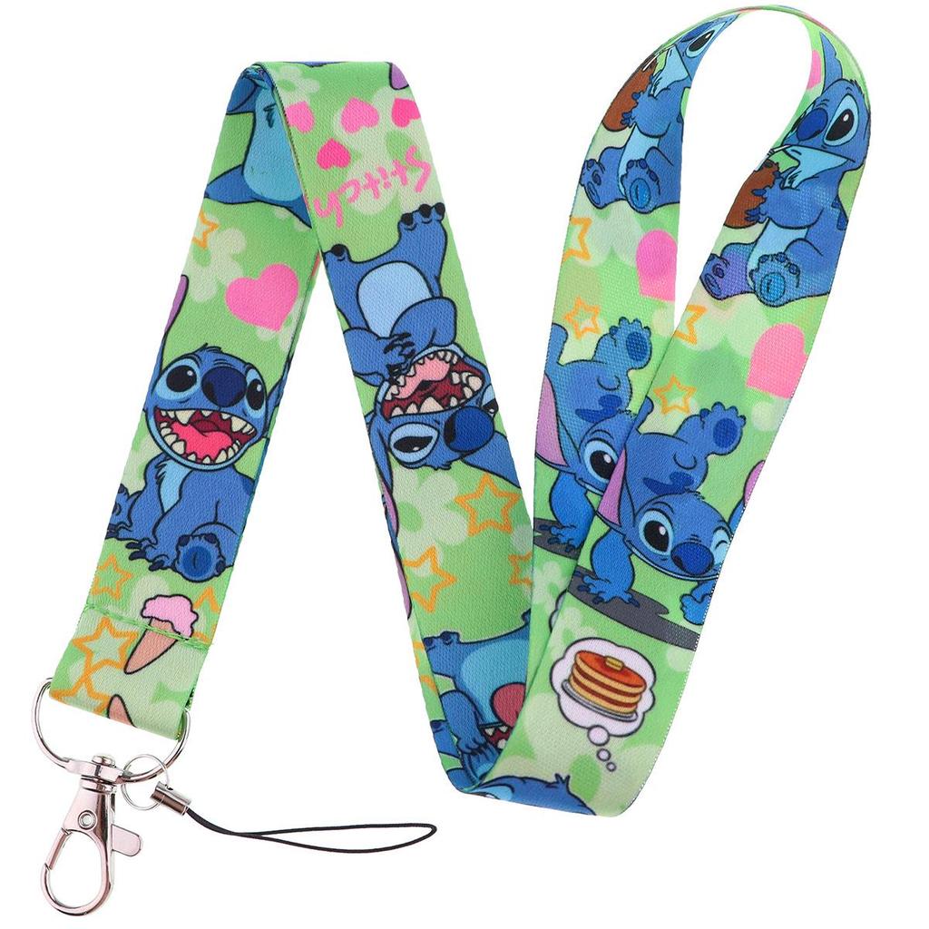 Cute Planet Plushie ID Card Holder with Slide Case & Lanyard for Phone and Access Cards