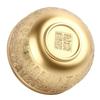 Hundred Blessings Chinese Fortune Bowl 10cm Brass Treasure Bowl  Gift For Wealth