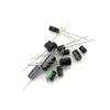 Tegg 120pcs Aluminum Electrolytic Capacitor Assorted Kit 0.22UF-470UF 12 Values Commonly Used Electronic Component DIY Assortment