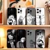 Black Vinland Saga Phone Case For iPhone 17, 16,15,14,13,12,11 Plus,Pro Max, Others Soft Black Cover