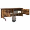 Wall Mounted Nightstand Smoked Oak 80 x 20 x 30 cm