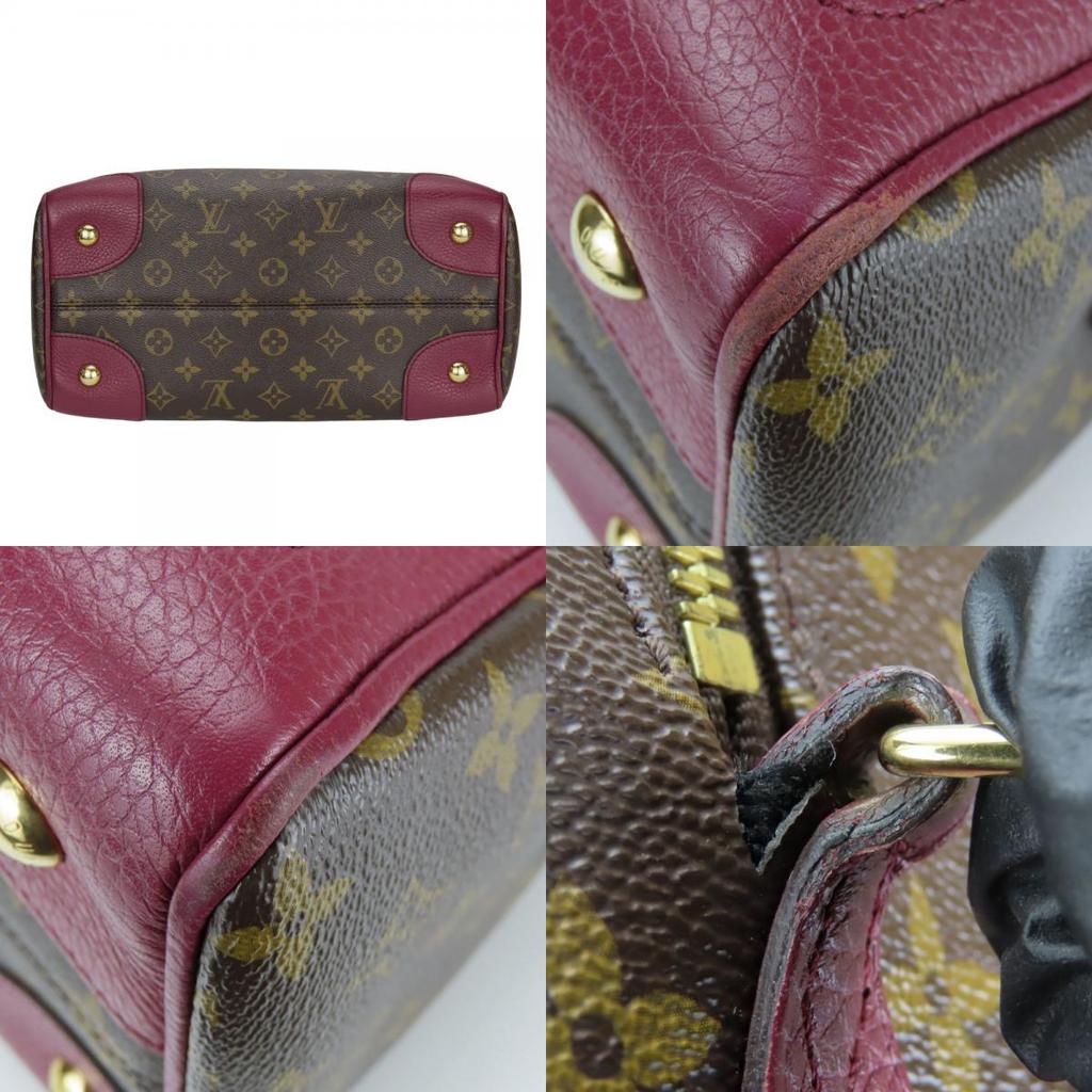 Used LOUIS VUITTON Handbag Retiro M40545 Monogram/leather Brown O'roll