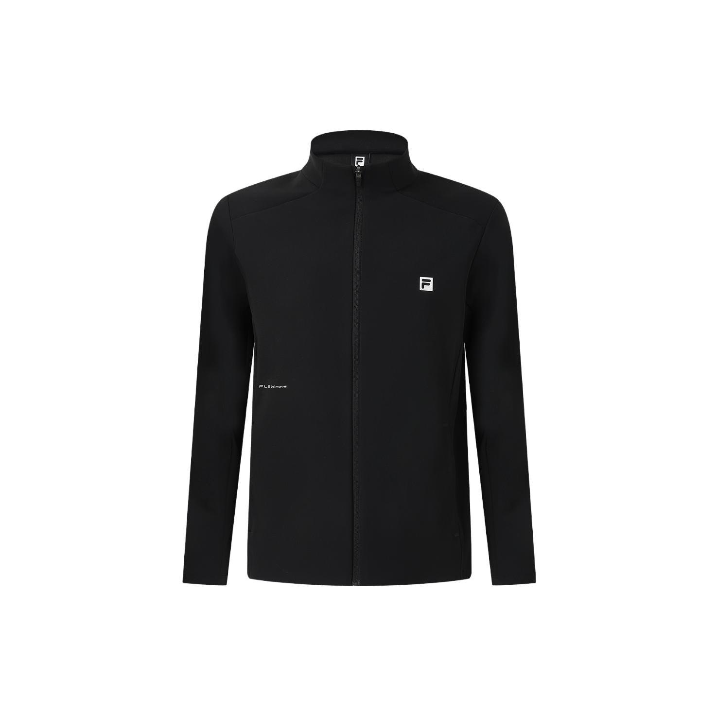 FILA Jackets Men s Pitch Black Stand Collar Moderate Workwear A11M331502ABK L