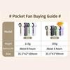 Mini Handheld Fan - Portable Turbo Fan With 100 Wind Speed, 3000Mah & Type-C, - Cooling Blower,Travel,R Cooling Device