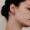 Spiral Front Earring - Gold