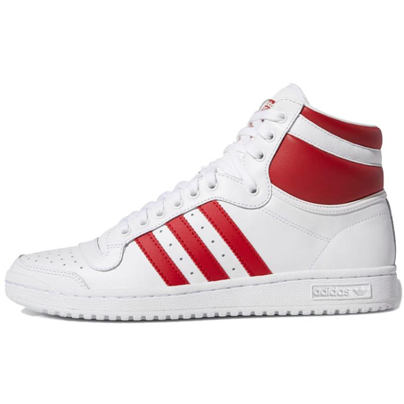 Adidas Top Ten Hi 'White Scarlet' Sneakers EF2359