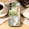 Cute Role P-Peter R-Rabbit  Phone Case For Samsung Galaxy A73,A72,A71,A70,A53,A52,A51,Soft Silicone Black Cover