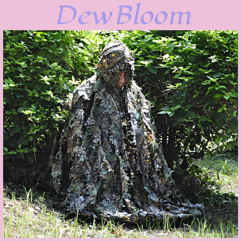 Pubg 3d Leaf Camouflage Clothing With Cotton Blend Material For Hunting And Outdoor Activities