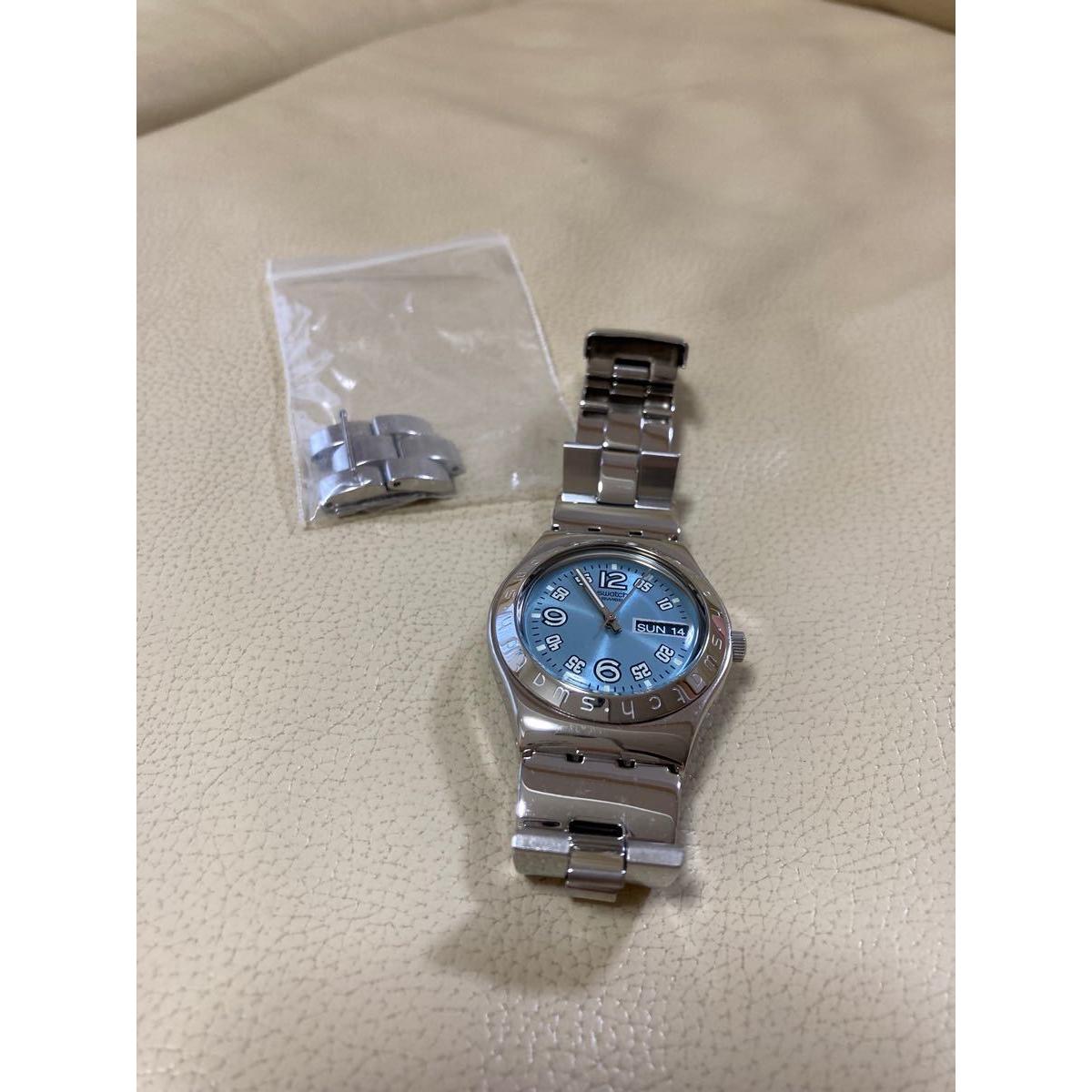 Used [Today s Limited Price] Swatch IRONY Ladies Watch Blue Watch New Unused
