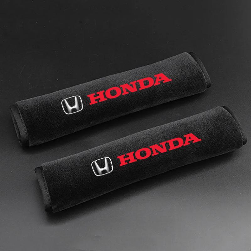

Car seat belt leather Shoulder Protector Safety Belt For Honda Civic xrv hrv crv brv City Accord Fit Jazz Insight Car Sticker