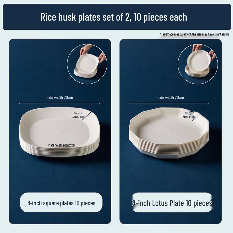 ZISIZ Disposable Plates