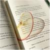 Delicate Transparent Acrylic Apple Bookmark Reading Mark Student Gift Premium Feeling Cute Grape Tomato Bookmarks