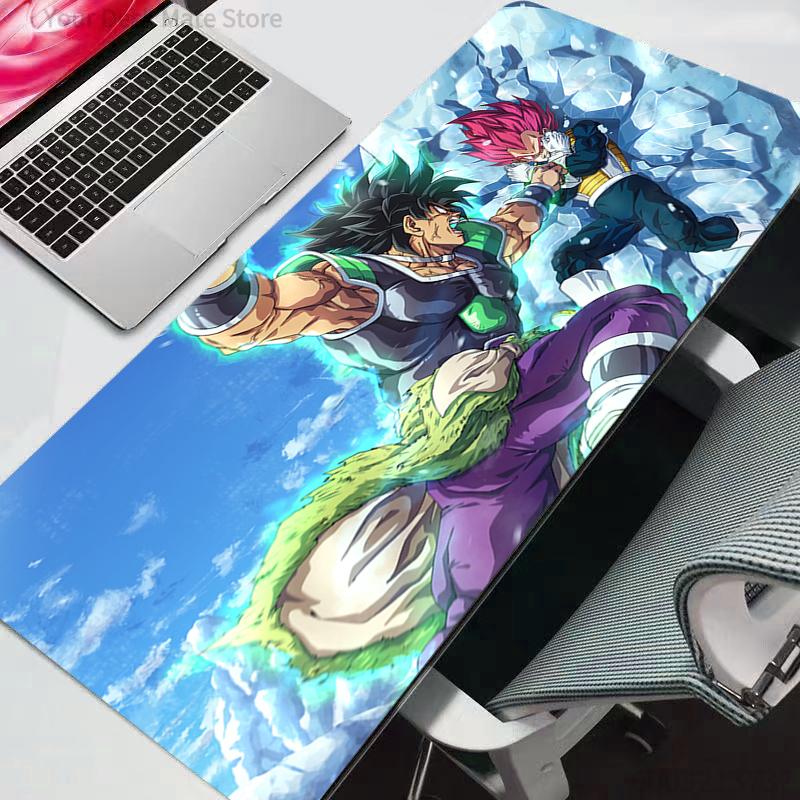 Gaming Big Mousepad Dragon Ball DBZ Mouse Pads Big Computer Gamer New Mouse pad Rubber with Locking Edge Mat XXL