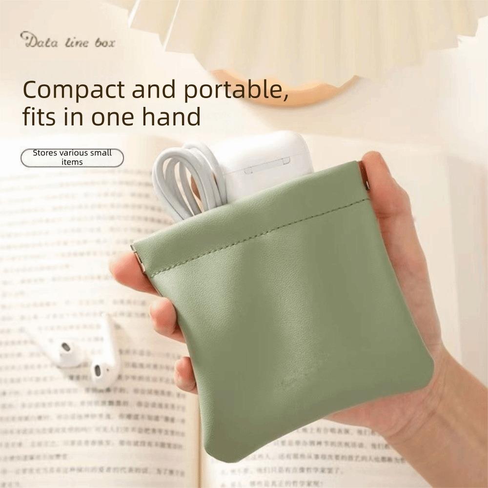 Dust-proof Charger Storage Bag Durable Makeup Lipstick Bag Portable Small Item Bag  Home