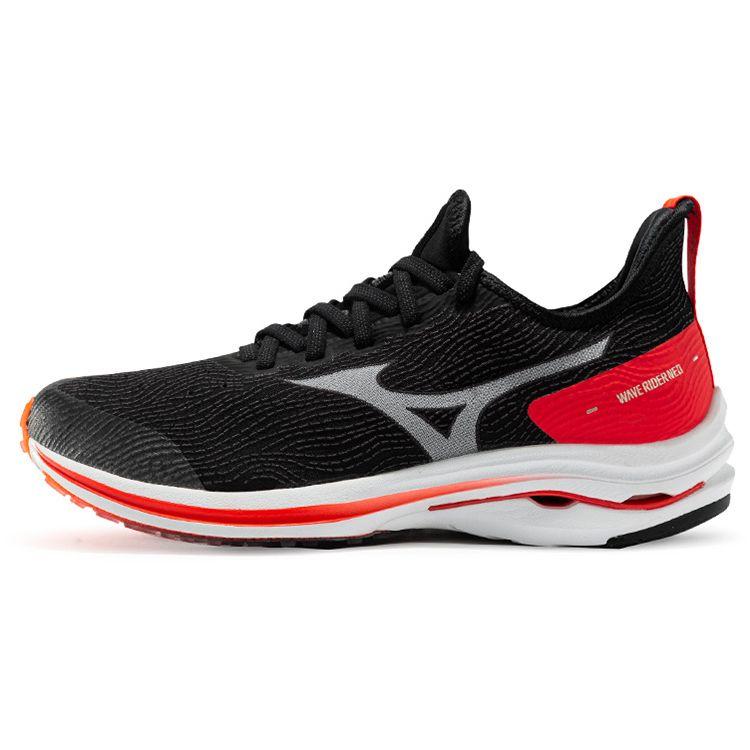 Mizuno Zapatillas de Running de Caña Baja Wave Rider Neo 1 para Hombre Zapatillas Deportivas Negro Rojo J1GC207802