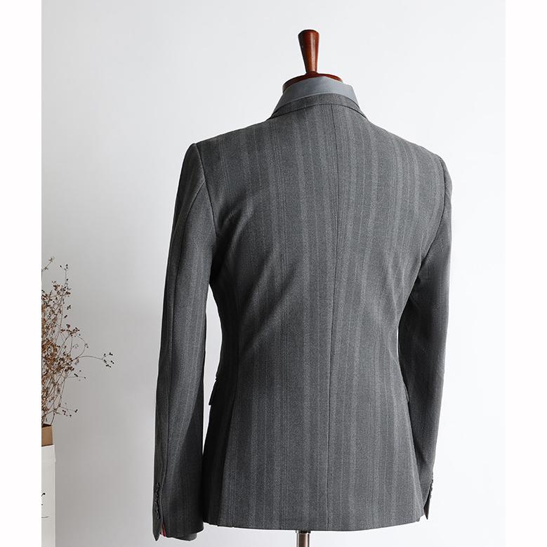 Elegant Man Suit Wedding Slim Fit Double Breasted Buttons Casual Business Man Outfit Set