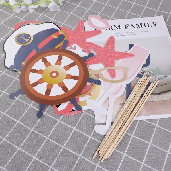 Buy 20pcs Nautical Navigation Theme Photo Props Selfie Props