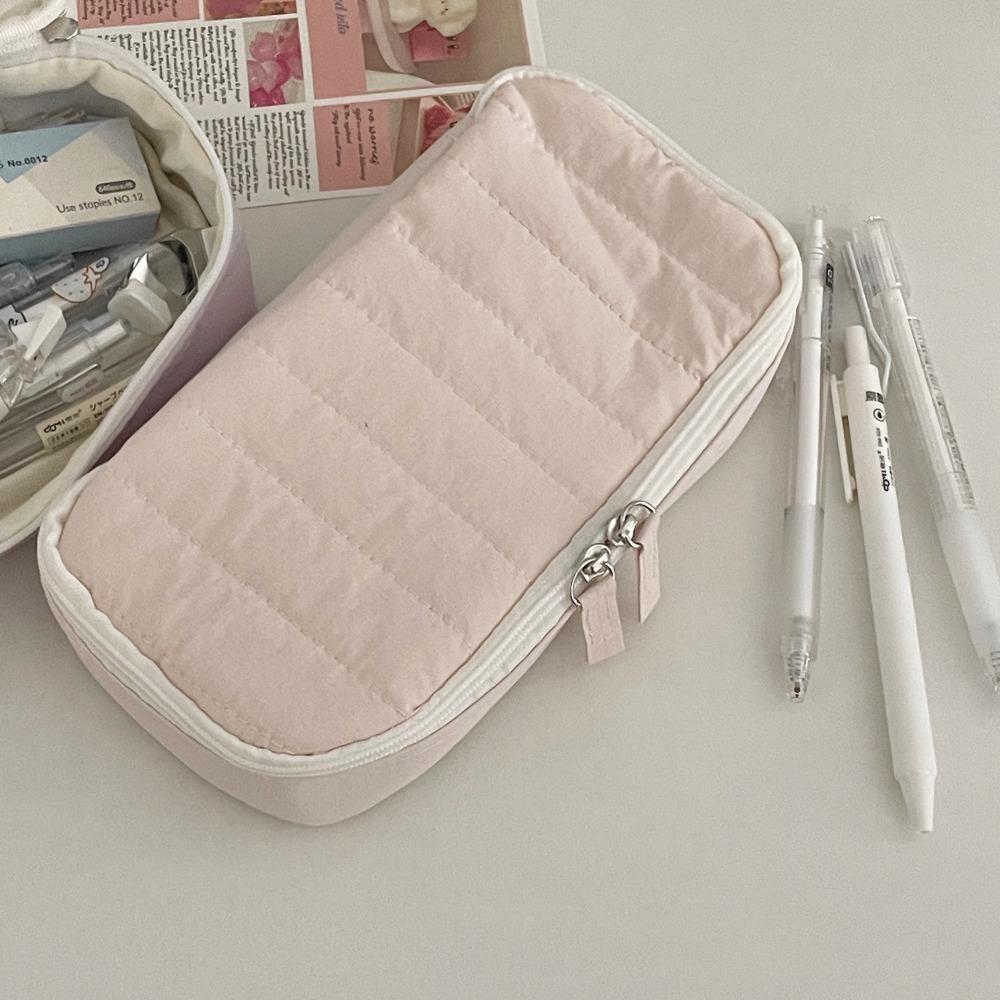 Soft Pencil Pouch Cotton Makeup Box Kawaii Pencil Case  Girls