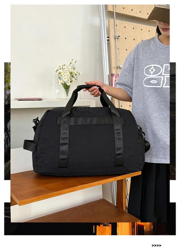 Large Capacity Nylon Travel Bag - Handheld, Shoulder, Crossbody Storage for Men & Women, Ideal for Business Trips & Fitness Luggage