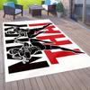 Gedrukt Flanellen MMA Vechter Tapijt Vechtsport Ontwerp Zachte Fleece Vloermat Buiten Terras Tapijt Krijgskunst Decoratie Tapijten
