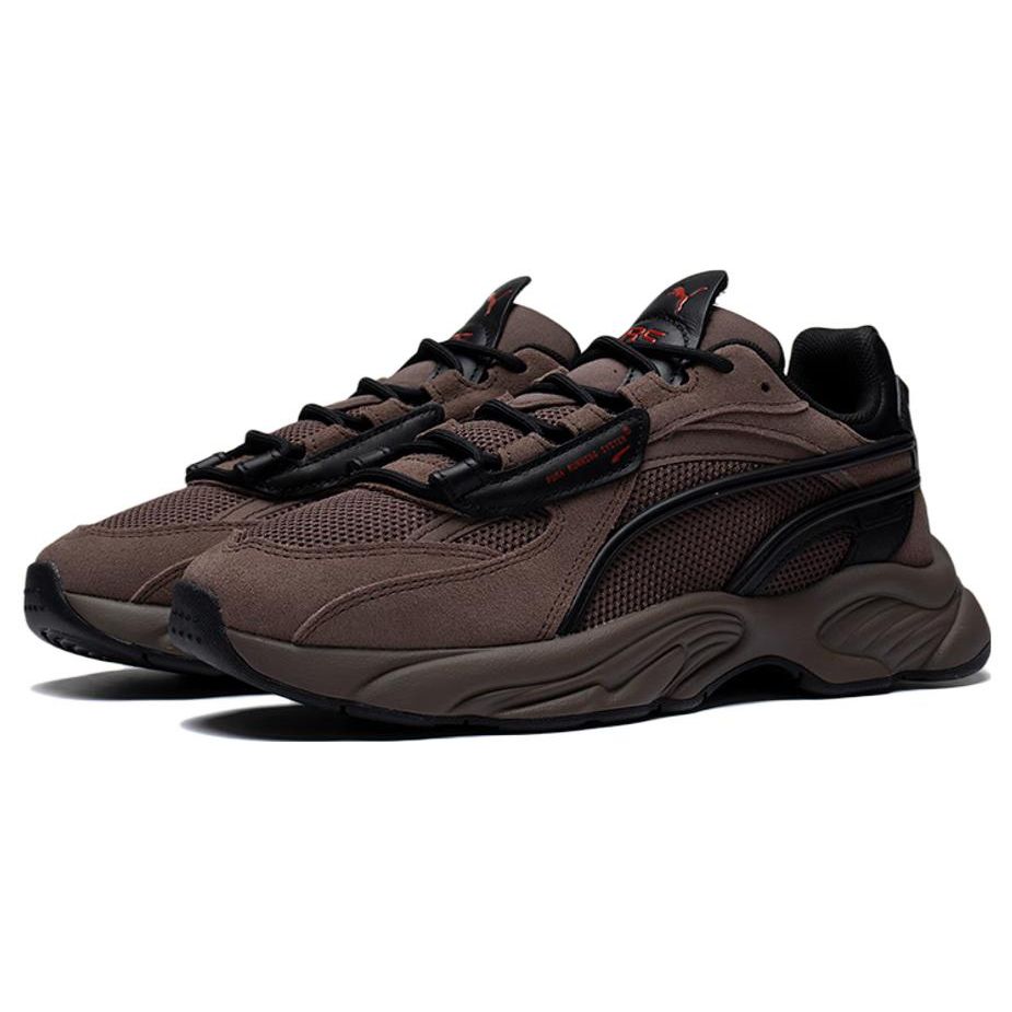 Puma Rs-Connect Choc Comfortable Low-Top Lifestyle Sneakers Unisex sneakers Black 386655-01