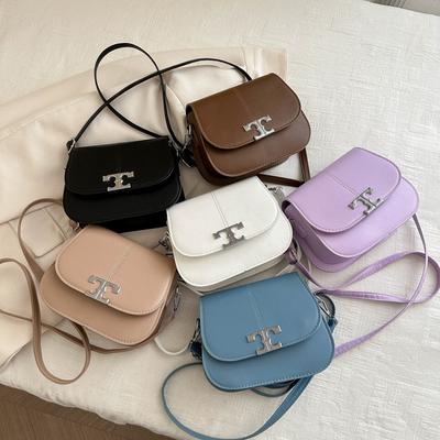 Sommer Einfache Neue Candy Farbe Licht Luxus Retro Klassische Pendeln Textur Ein-Schulter Kleine Quadratische Achseltasche Damen Tasche