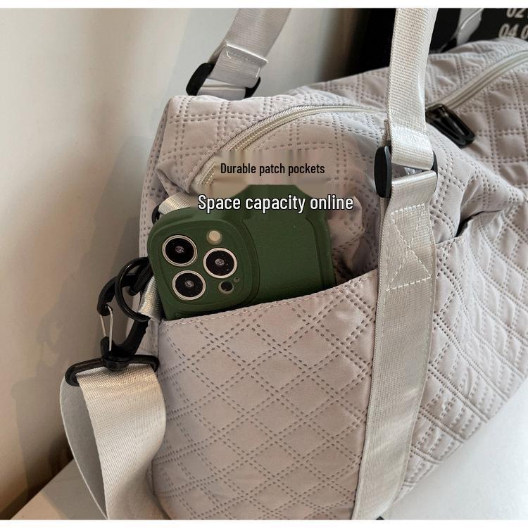 Large Capacity Travel & Gym Bag with Dry/Wet Separation - Shoulder Crossbody and Handheld