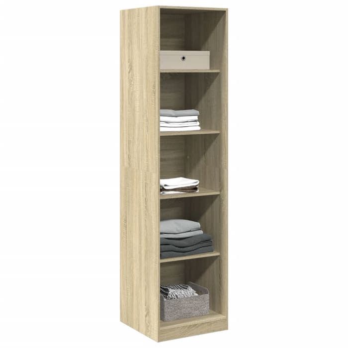 VidaXL Wardrobe Sonoma Oak 50x50x200 Cm Engineered Wood 3307713
