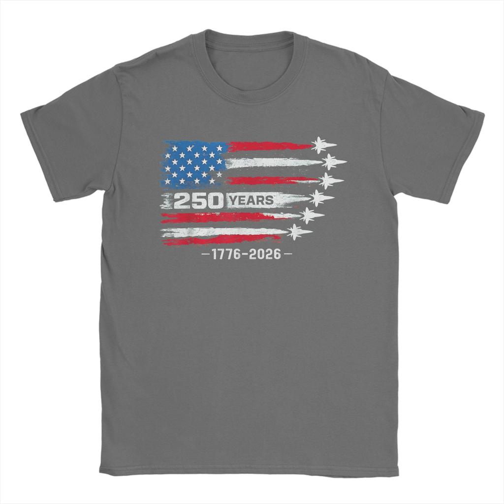 250 Years American 1776 2026 250th Usa Birthday 4th Of July T Shirt Summer Cotton TShirts For Unisex Tshirt ShortSleeved Tees
