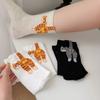 Korean Funny Cat Socks with Ball Cotton Socks for Women Creative Breathable Soft Socks Girl Women Sockings Gifts for Cat Lovers