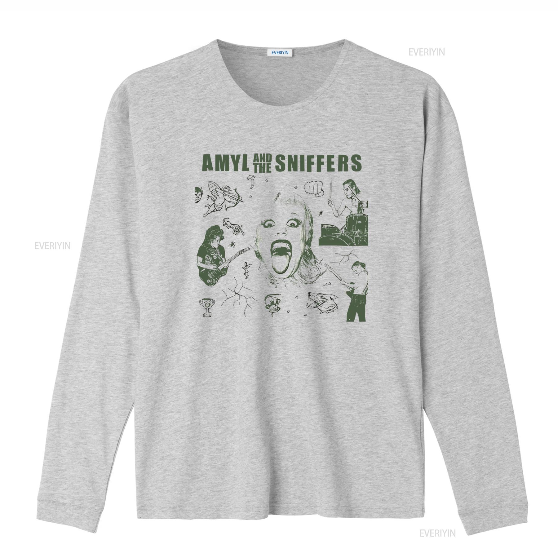 

Retro Amyl and The Sniffers Band T Shirt Classic White Best Price vintage Washed Versatile Stretched Breathable graphic 4XL